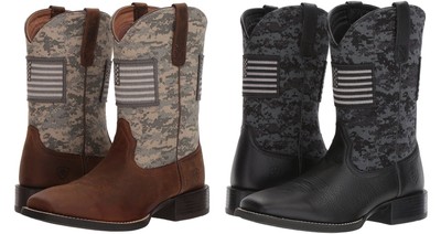 sport patriot round toe western boot